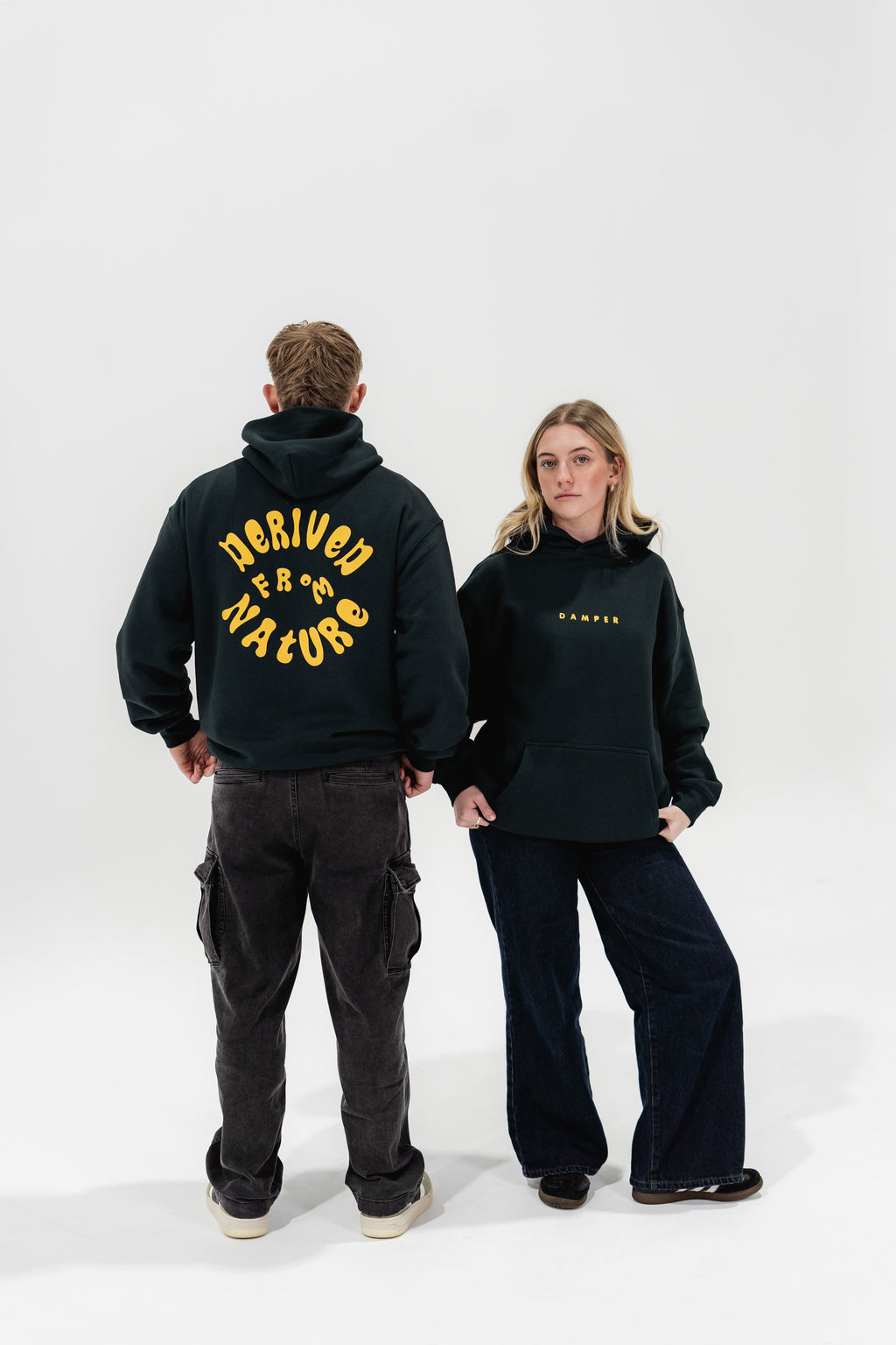 Derived From Nature Relaxed Hoodie Forest Green