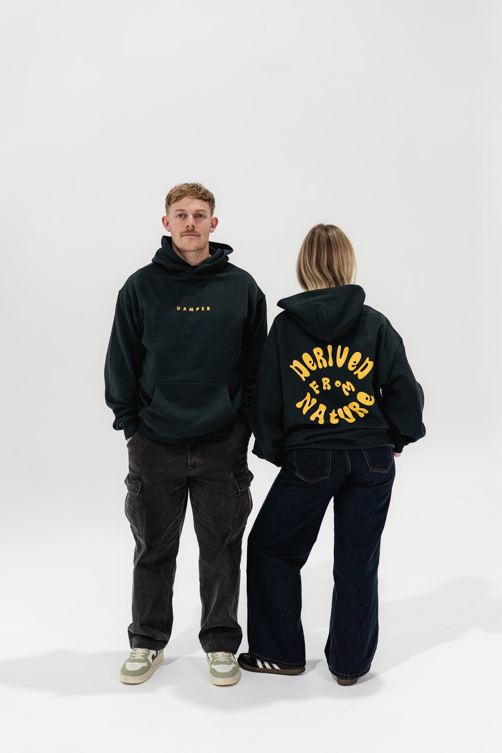 Derived From Nature Relaxed Hoodie Forest Green
